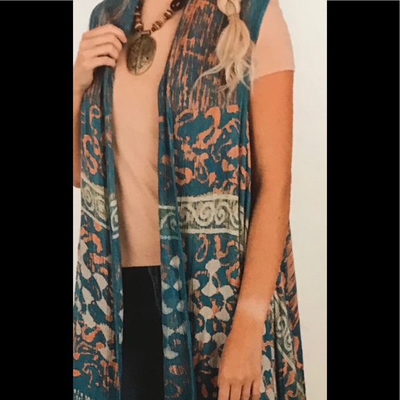 NWT. Duster/Cardigan Sacred Threads.  BL/BL 219301 - Picture 6 of 9